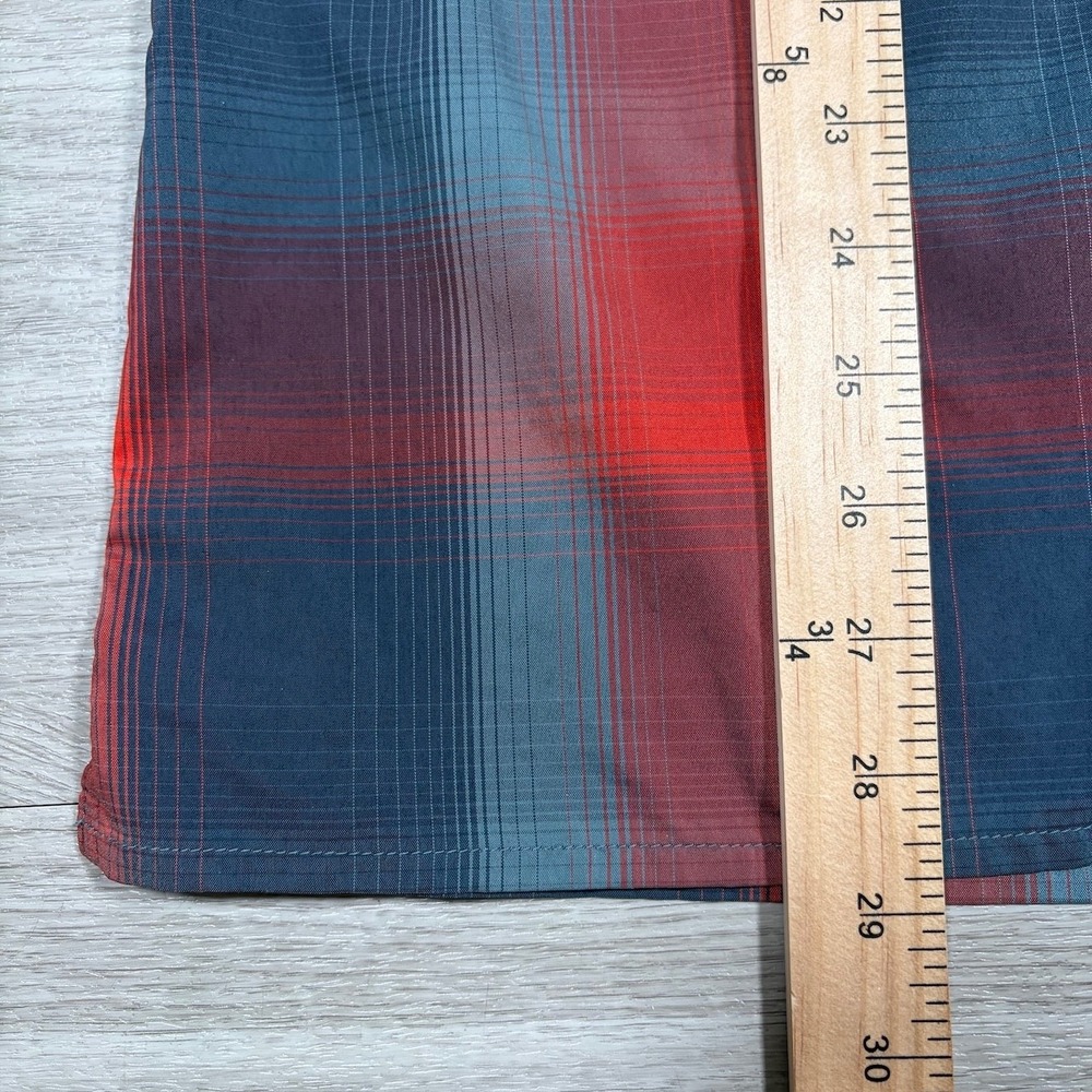Kuhl Response Shirt Mens Large Plaid Lightweight Short Sleeve Button Up Hiking - Picture 11 of 13